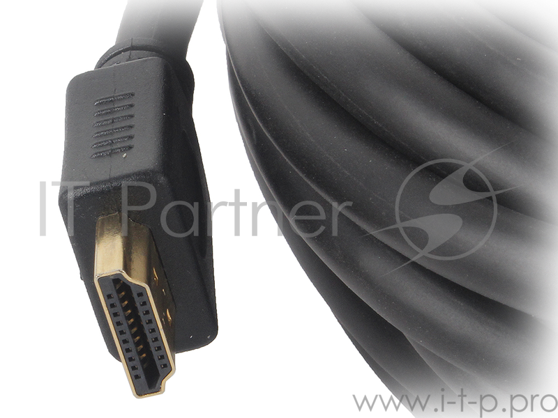 Кабель HDMI Gembird/Cablexpert, 7.5м, v1.4, 19M/19M, черный, позол.разъемы, экран, пакет CC-HDMI4-7.5M