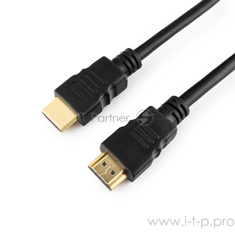 Кабель HDMI Gembird/Cablexpert, 7.5м, v1.4, 19M/19M, черный, позол.разъемы, экран, пакет CC-HDMI4-7.5M