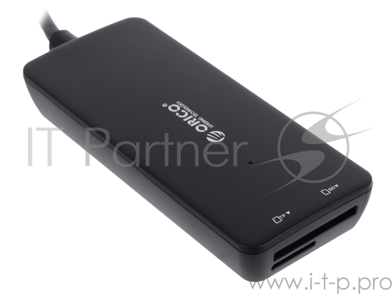 Концентратор USB Orico H3TS-U3 (черный) USB 3.0 x 3, 5 Гбит/сек, cardreader SD&TF
