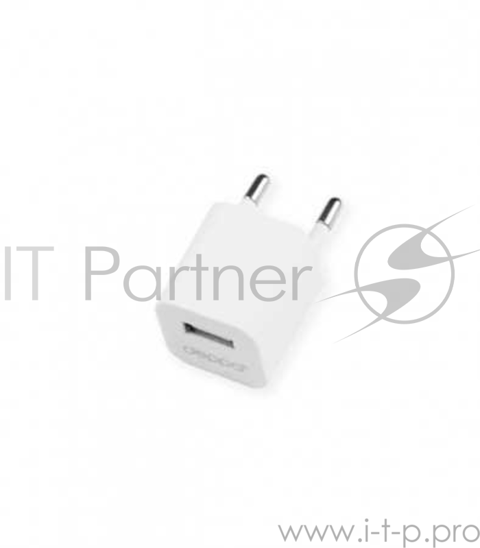 Сетевое зарядное устройство Deppa USB компакт, 1А, белый, Ultra (11301)