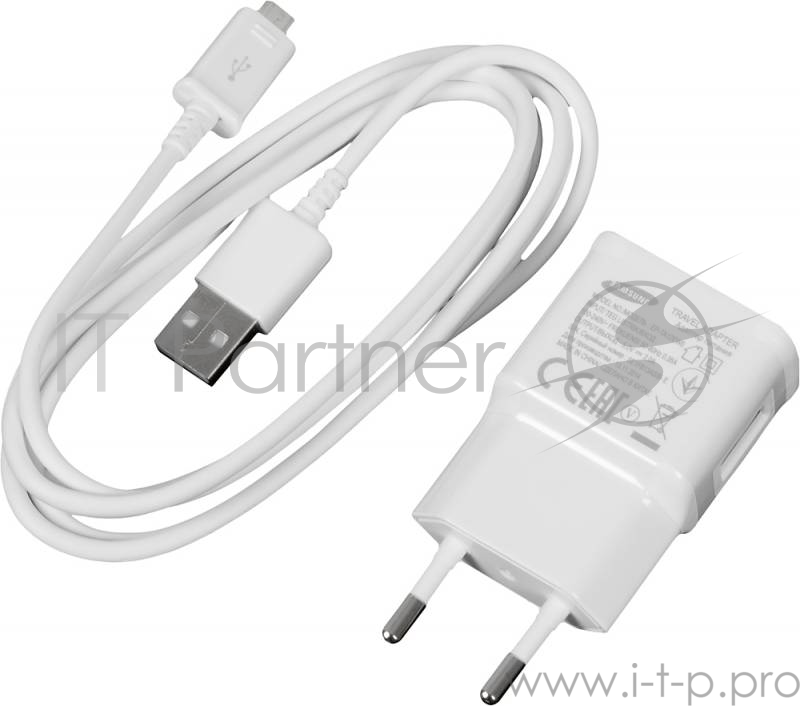 Сетевое зар./устр. Samsung EP-TA12EWEUGRU 2A для Samsung кабель microUSB белый
