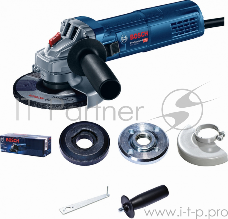 Углошлифовальная машина Bosch GWS 9-125 S 900Вт 11000об/мин рез.шпин.:M14 d=125мм