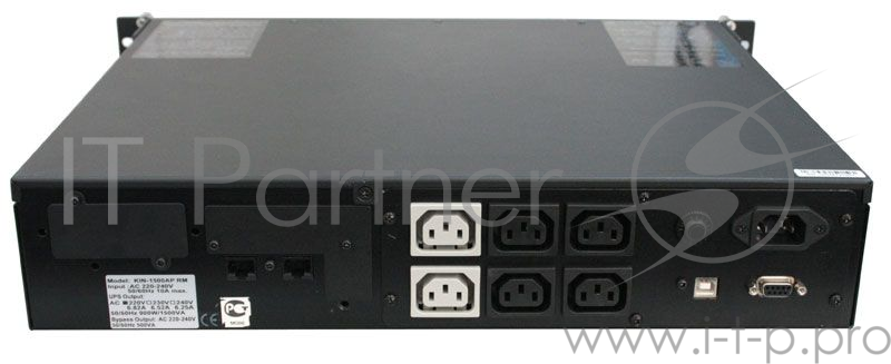 Источник бесперебойного питания Powercom King Pro RM KIN-3000AP RM 1800Вт 3000ВА черный