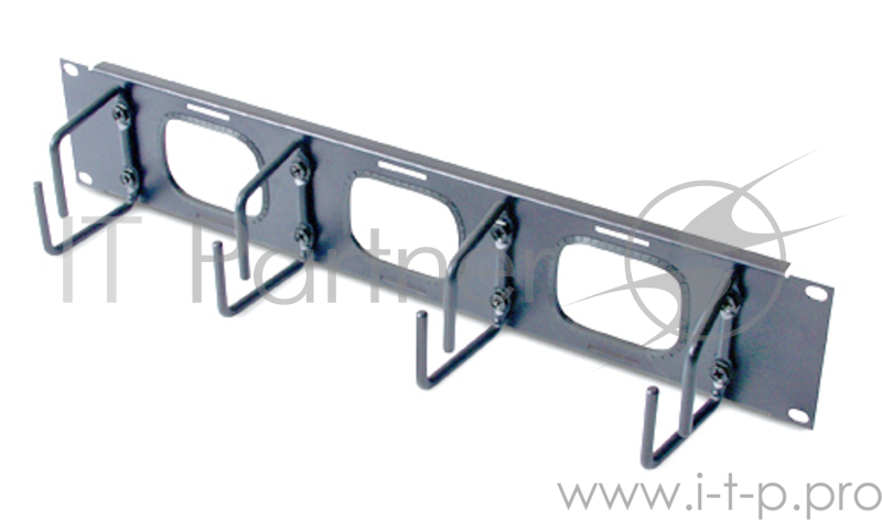 Аксессуар к источникам бесперебойного питания 2U Horizontal Cable Organizer w/ Pass-Thru Black