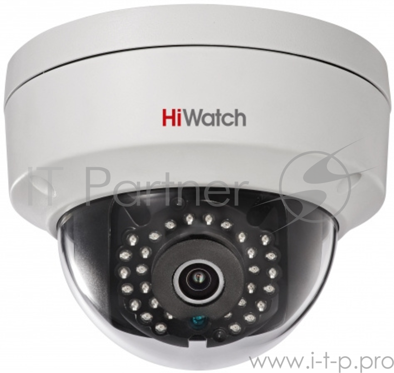 Видеокамера IP Hikvision HiWatch DS-I122 12-12мм цветная корп.:белый