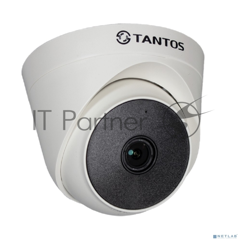 Tantos TSc-E2HDf (2.8) Внутренняя купольная мультиформатная 4 в1 видеокамера «День/Ночь», 1/2.9 CMOS Sensor, разрешен. 2 Mp, 2Мп объектив f=2.8 мм. ИК подсветка до 20 метров, питание DC12 В, 97 x 77