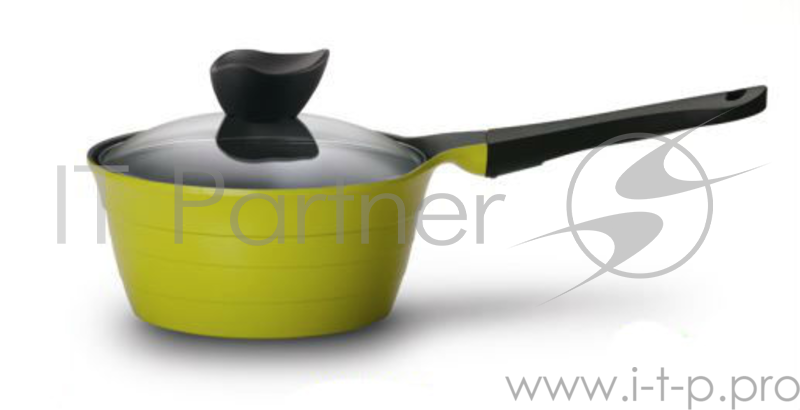 Ковш Frybest Oliva S18I 2.4л. d=18см (с крышкой) оливковый