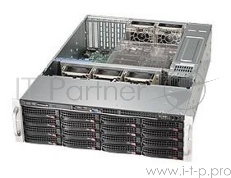 Корпус SuperMicro CSE-836BE2C-R1K03B 1000W черный