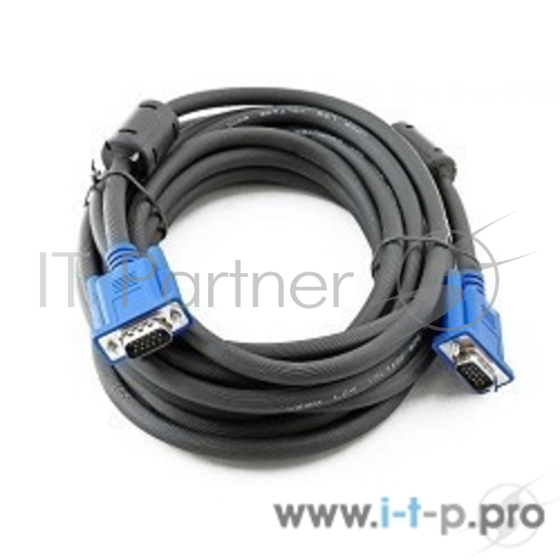 Кабель TV-COM Кабель соединительный (QCG341AD) SVGA (15m/15m) 1,8m 2 фильтра 6937510843794 / 6937510900015
