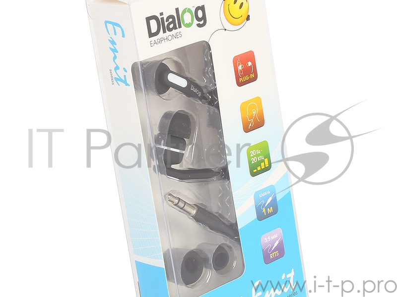 Наушники EP-F15 BLACK Dialog черные