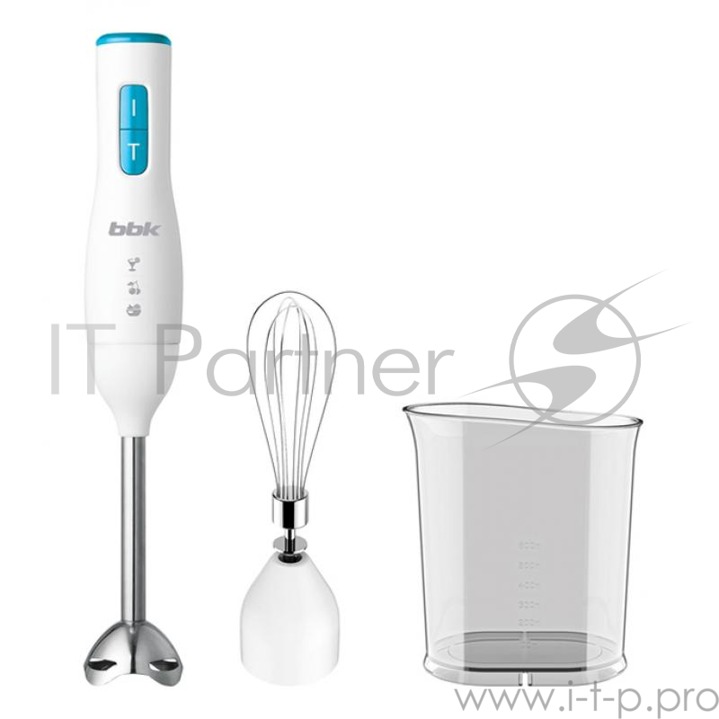Блендер BBK KBH0302 белый/голубой