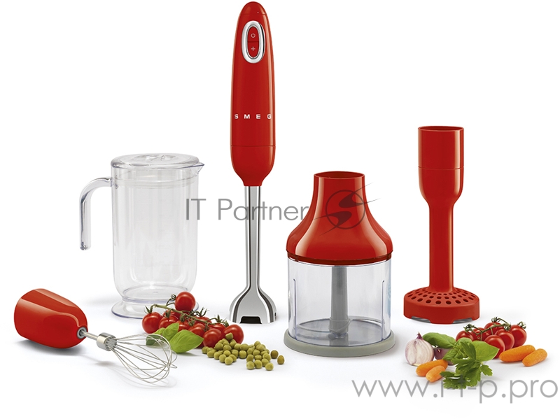 Блендеры погружные SMEG Блендеры погружные SMEG/ Стиль 50-х г.г., Погружной блендер, красный