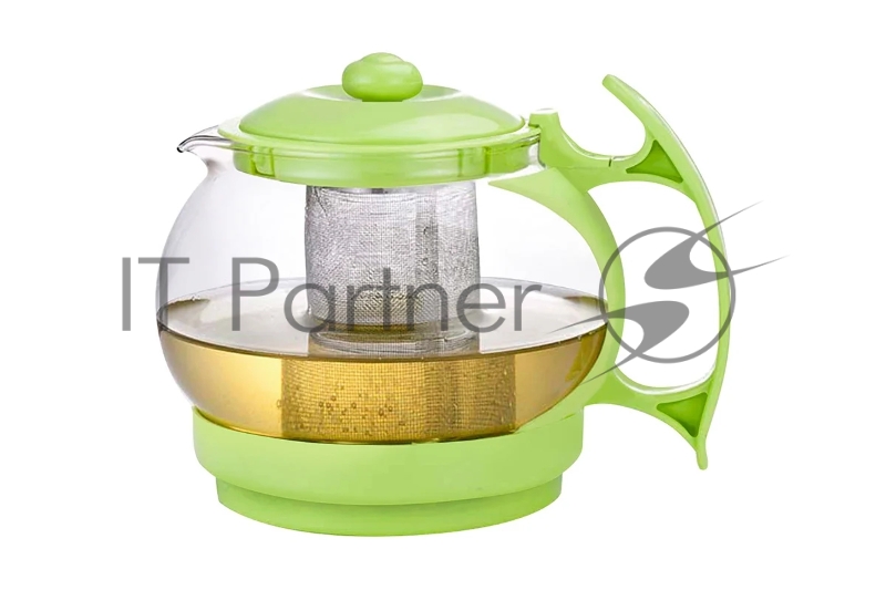 Чайник заварочный Decotto-1100 с пластик ручкой, фильтр из нерж ст, 1,1 л, Mallony