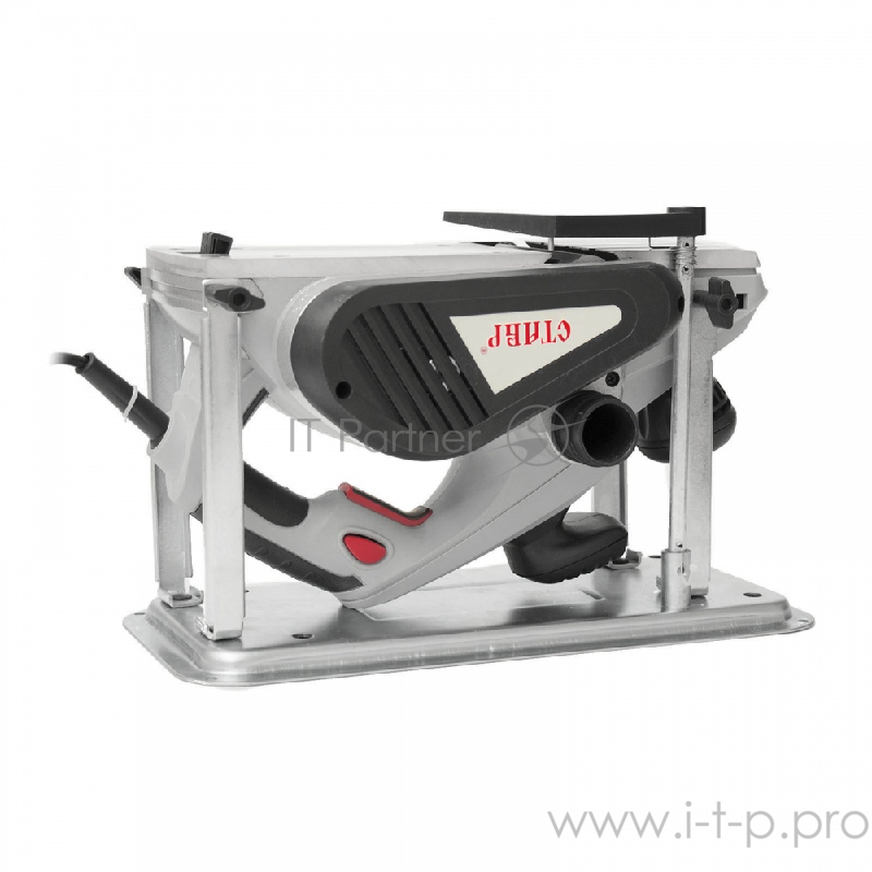 Рубанок СТАВР РЭ-110/1500СТ(220-240 В, 50Гц, мощность 1500Вт, число оборотов 16000 об/мин, максимальная глубина строгания 3,5мм, максимальная ширина строгания 110мм, длина шнура питания 3м, вес без станины 5,25кг. укомплектован станиной.)