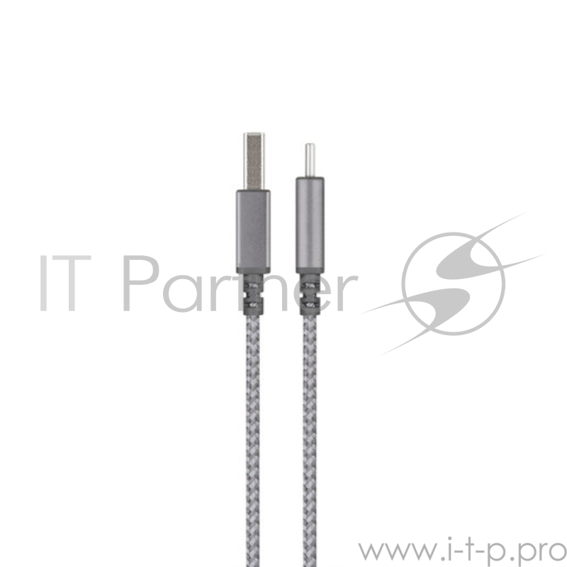 Кабель Moshi Integra USB-C to USB-A. Покрытие кабеля сделано из кевлара. Длина 0,25 м. Цвет серый.