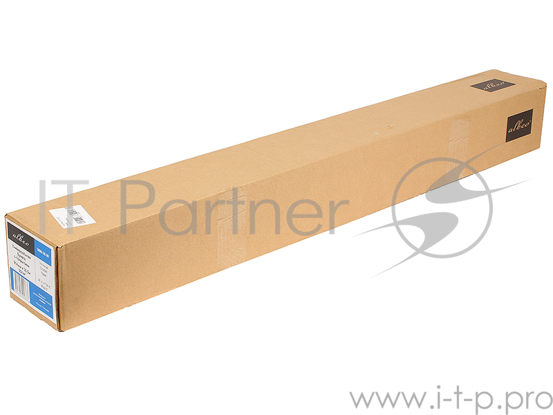 Бумага Albeo InkJet Coated Paper-Universal, универсальная для плоттеров, с покрытием, в рулонах, втулка 50,8 мм, ширина рулона/длина/плотность (0,914х