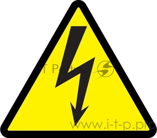 Iek YPC30-MOLNI-3-096 Самоклеящаяся этикетка: 85х85х85, символ