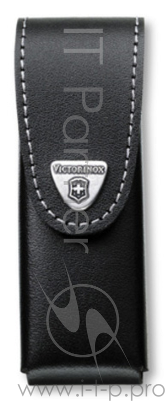 Чехол из нат.кожи Victorinox Leather Belt Pouch (4.0523.3B1) черный с застежкой на липучке блистер