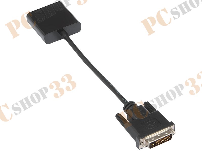 Кабель-переходник DVI-D Dual Link->D-Sub(F) Espada Edvi Dvga (0.12м)