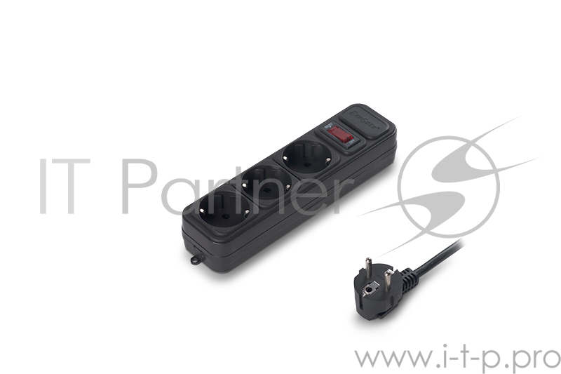 Сетевой фильтр Exegate EX221182RUS Сетевой фильтр Exegate SP-3-5B (3 розетки, 5м, евровилка, черный)