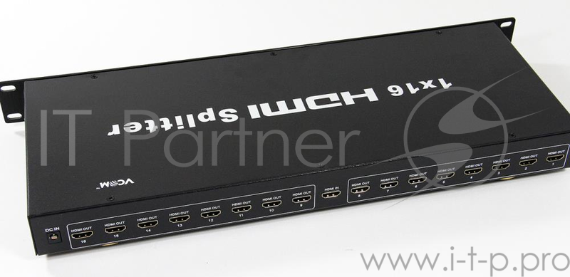 Разветвитель VCOM DD4116 Разветвитель HDMI Spliitter 1=16 3D Full-HD 1.4v, каскадируемый