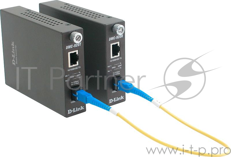 Медиаконвертер D-Link DMC-920T 10/100 UTP в 100мб SM Single Fiber (20km, SC)