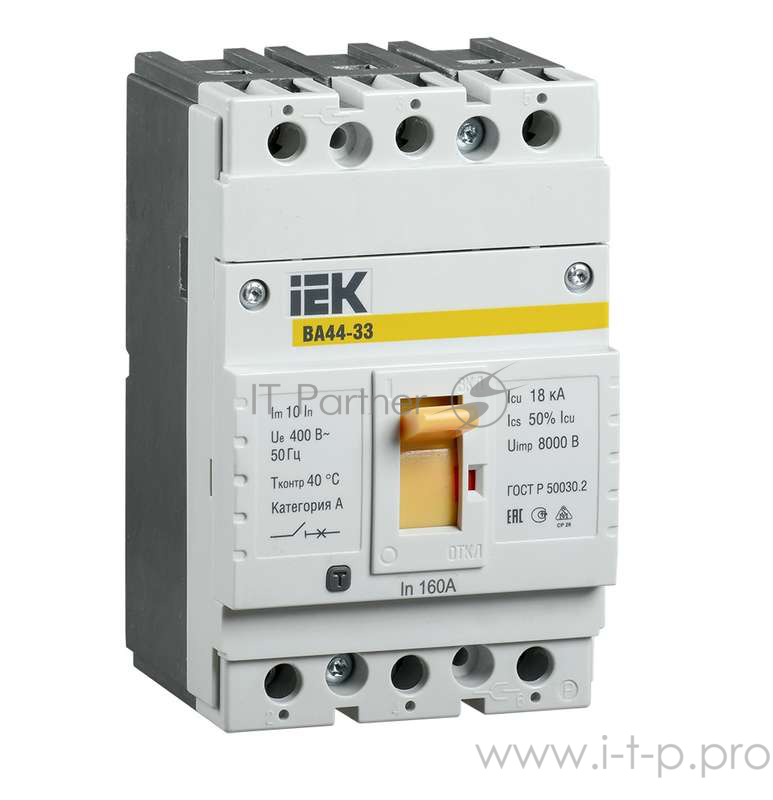 Авт. выкл. Iek SVA4410-3-0100 ВА44 33 3Р 100A 15кА