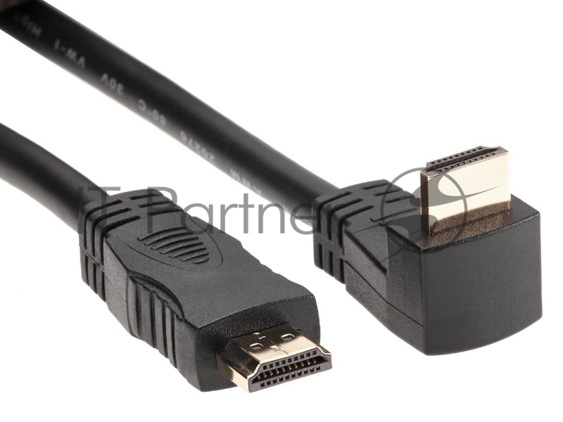 VCOM CG523-5M Кабель HDMI<=>HDMI-угловой коннектор 90град 5м, 2.0V