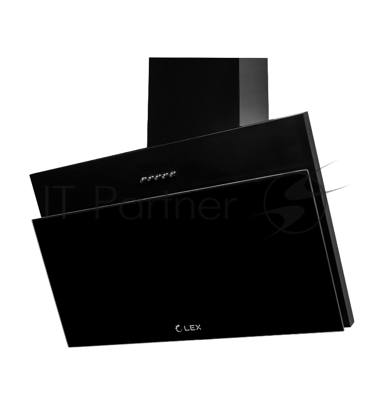 Вытяжка каминная Lex Luka 500 черный управление: кнопочное (1 мотор)