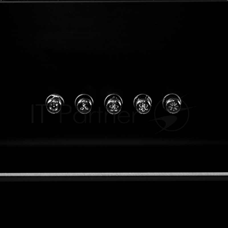 Вытяжка каминная Lex Luka 500 черный управление: кнопочное (1 мотор)