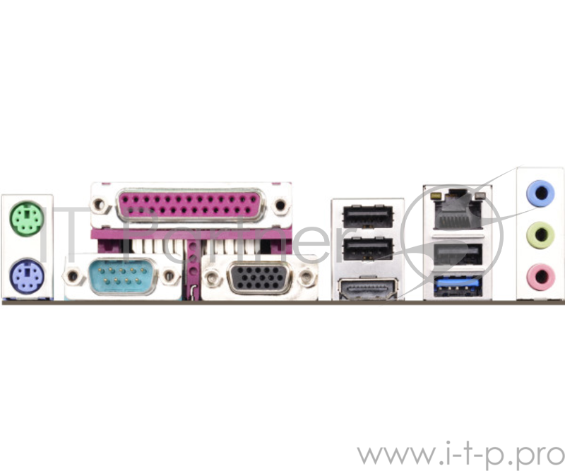 Материнская плата Asrock Q1900B-ITX + Celeron J1900 2xDDR3 SO-DIMM, Intel HD Graphics, 5.1CH, 1000 Мбит/с, USB3.0, D-Sub, HDMI, COM, LPT, Mini-ITX RTL
