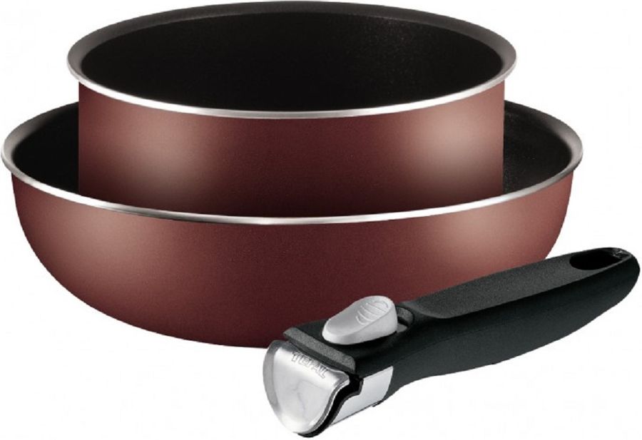 Набор сковородок Tefal Ingenio Red 04175830 3 предмета (9100024806)