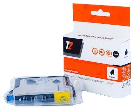 Расходные материалы T2 C13T12914010 Картридж T2 (IC-ET1291) для EPSON Stylus SX420W/SX425W/SX525WD/Office B42WD/BX305F/BX320FW/BX625FWD черный с чипом