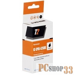 Расходные материалы T2 PGI-425BK Картридж T2 (IC-CPGI-425BK) для Canon PIXMA iP4840/iP4940, черный с чипом
