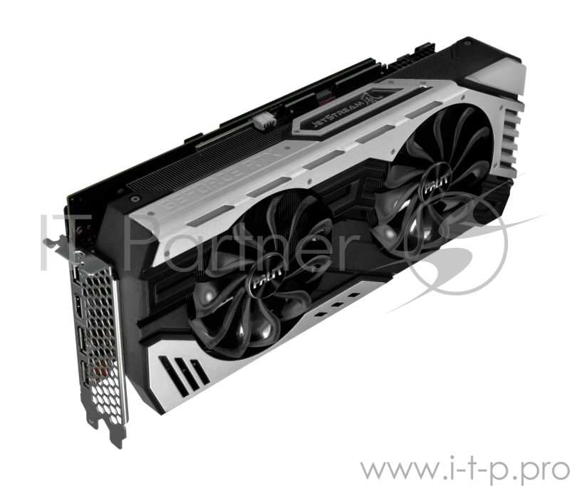 Видеокарта Palit PCI-E PA-RTX2060SUPER JS 8G nVidia GeForce RTX 2060SUPER 8192Mb 256bit GDDR6 1470/14000/HDMIx1/DPx3/HDCP Ret