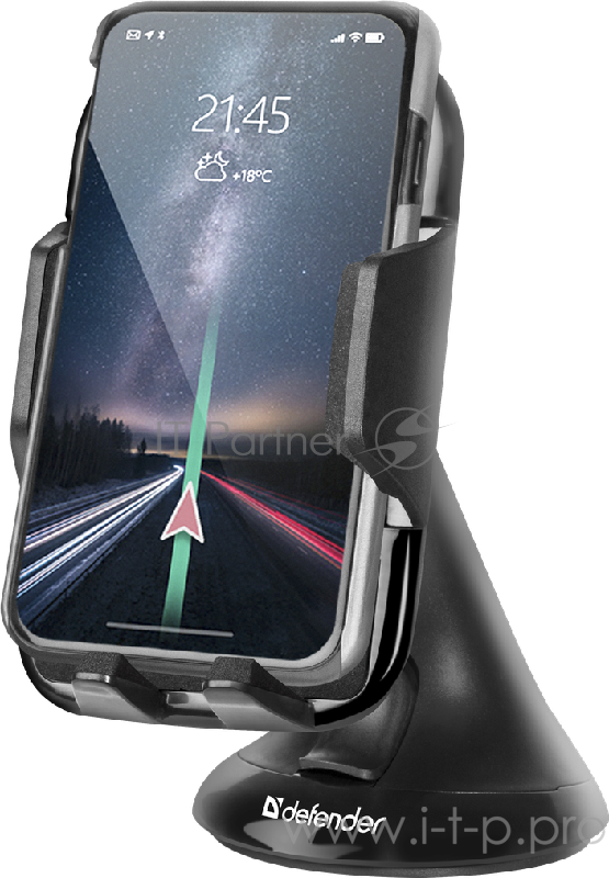 Автомобильный держатель Defender CH-113 55-85 мм, на стекло