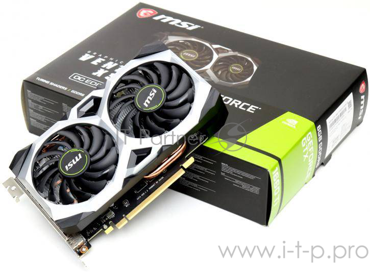 Видеокарта MSI PCI-E GTX 1660 Ti VENTUS XS 6G nVidia GeForce GTX 1660TI 6144Mb 192bit GDDR6 1536/12000/HDMIx1/DPx3/HDCP Ret