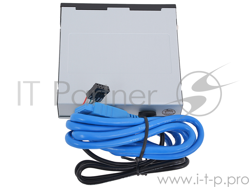 Устройство считывания USB 2.0 Card reader SDXC/SD/SDHC/MMC/MS/microSD/xD + 2 порта USB 3.0 (черный) GR-152UB