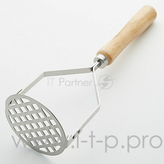 Картофелемялка WEBBER BE-1498 Ностальжи с деревянной ручкой (120)
