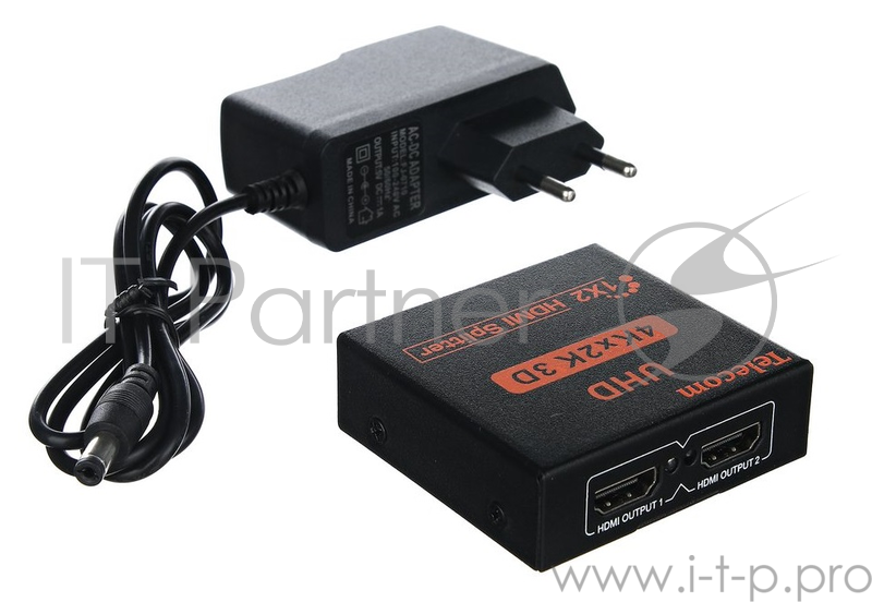 Разветвитель Telecom HDMI 1=>2 4k@30 HZ <TTS7000>