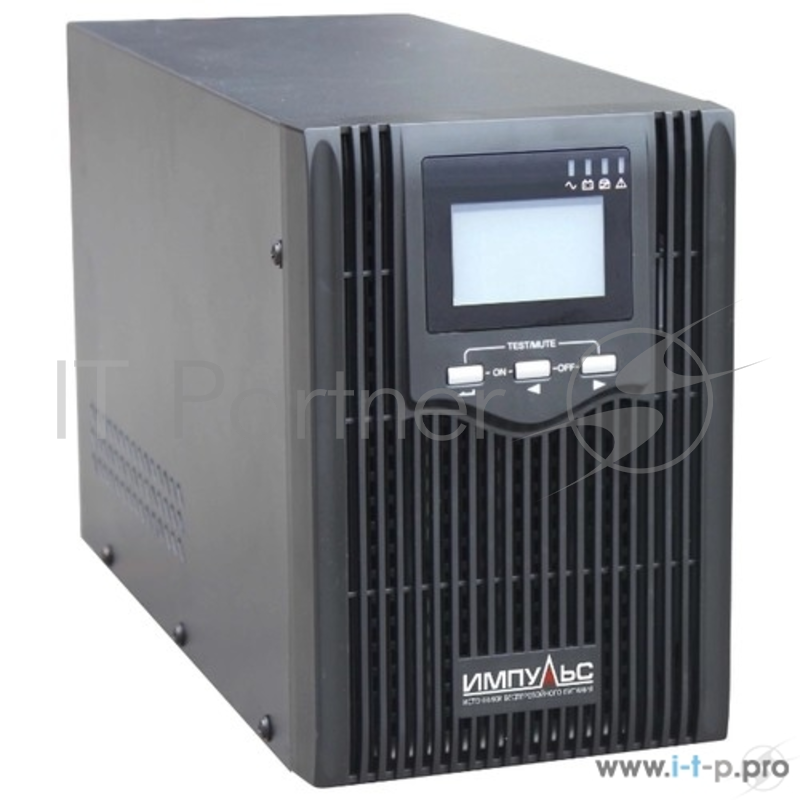 ИБП Импульс Юниор ПРО 1 {1000 ВА/800 Вт, LCD, USB, RJ-45/RJ-11, слот для SNMP, АКБ 2х7Ач, IEC-C13 + SCHUKOx2},черный {00-КБ002710}