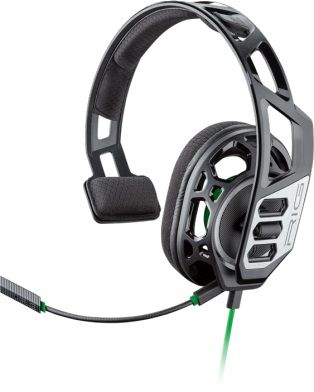 Гарнитура накладные Plantronics RIG 100HX XBOX 1.3м черный/зеленый проводные (оголовье)