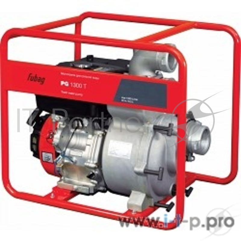 Мотопомпы FUBAG PG1300T 838247 { Мотопомпа для сильнозагрязненной воды 1300 л/мин. 80 / 3 Диаметр патрубков, мм/дм 26 Напор, м 8 Глубина всасывания, м 53 Вес, кг }