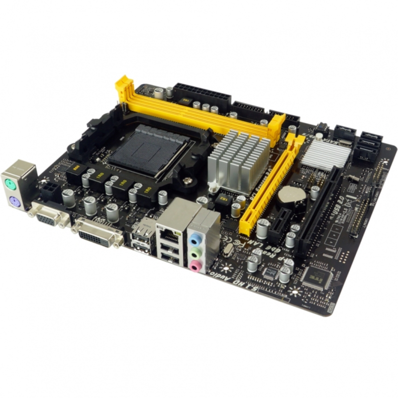 Материнская плата A960D+V3, Socket AM3+, AMD 760G+SB710, 2xDDR3-1333, D-SUB+DVI-D, 1xPCI-Ex16, 1xPCI-Ex1, 1xPCI, 4xSATA2(RAID 0/1/10), 1xIDE, 6 Ch Audio, GLan, (4+4)xUSB2.0, 2xPS/2, mATX, RTL, {20}
