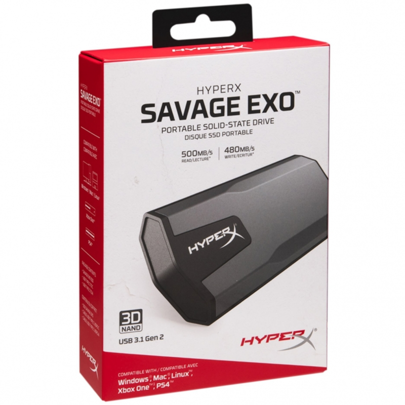 Жесткий диск 960GB HyperX Savage EXO USB SSD