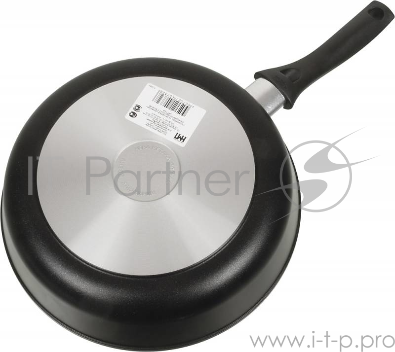 Сковорода НМП 7326 круглая/покрытие антипригарное/ручка несъемная (без крышки) черный