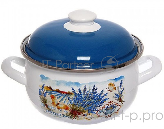 Кастрюля Interos 15248 Лаванда 4,0 л