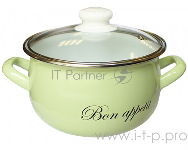 Кастрюля Interos 2234B Лайм 5,1 л