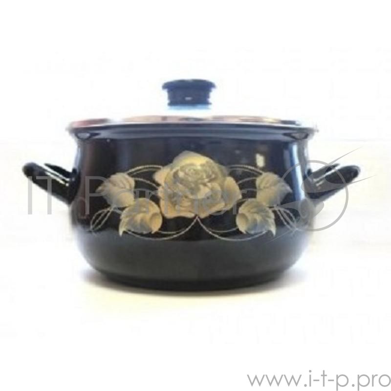 Кастрюля Interos 3040 A Черное золото 4,0 л