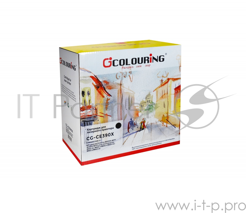 Картридж CG-CE390X для принтеров HP LaserJet Enterprise 600/M602n/602dn/602x/603n/603d MFP 24000 копий Colouring